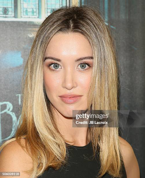 Melissa Bolona attends the premiere of STX Entertainment's 'The Boy' at Cinemark Playa Vista on January 20, 2016 in Los Angeles, California..