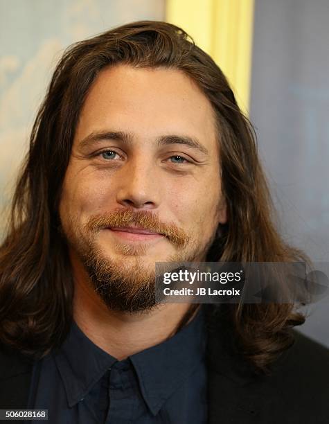 Actor Ben Robson attends the premiere of STX Entertainment's 'The Boy' at Cinemark Playa Vista on January 20, 2016 in Los Angeles, California..