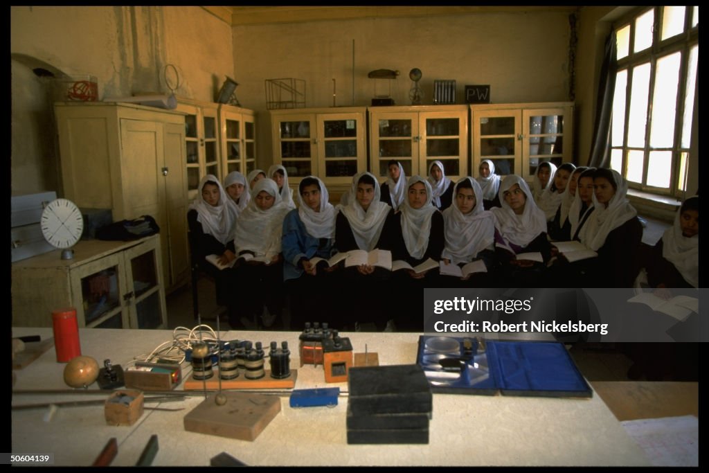 Govt. girl's high school class in scienc