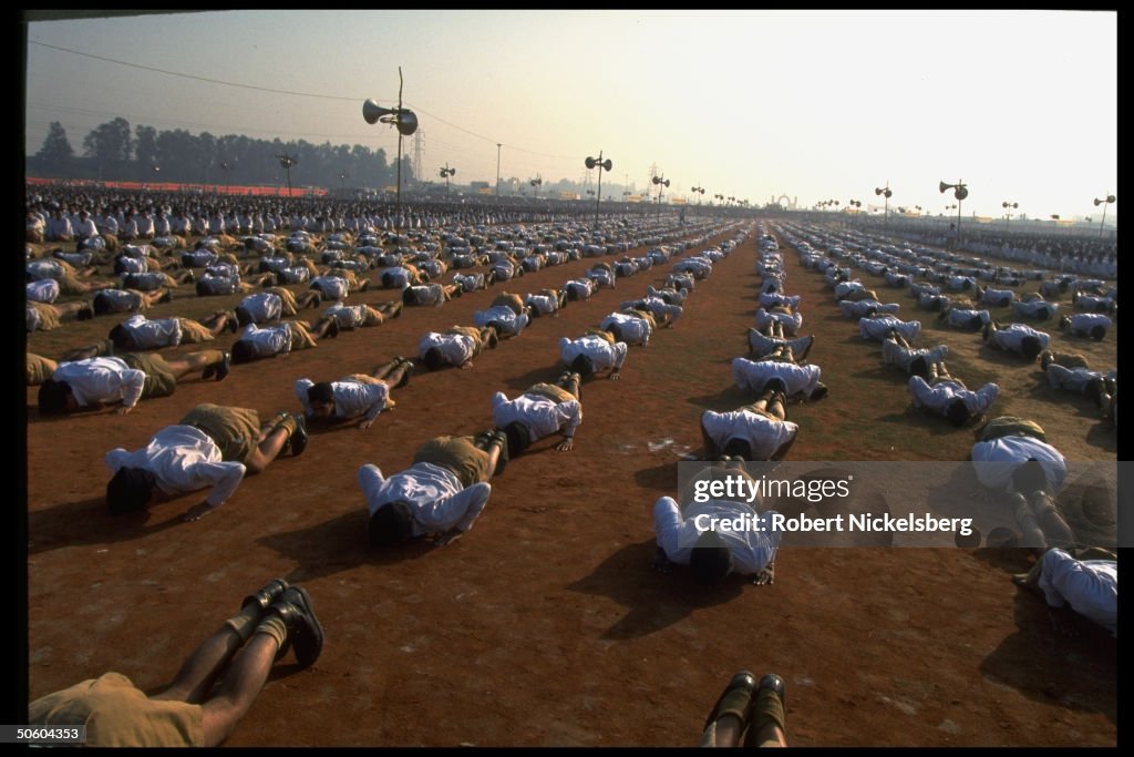 Members of Hindu nationalist Rashtriya S