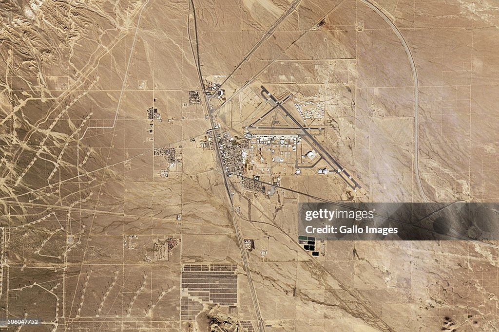 A Satellite View Mojave Air and Space Port
