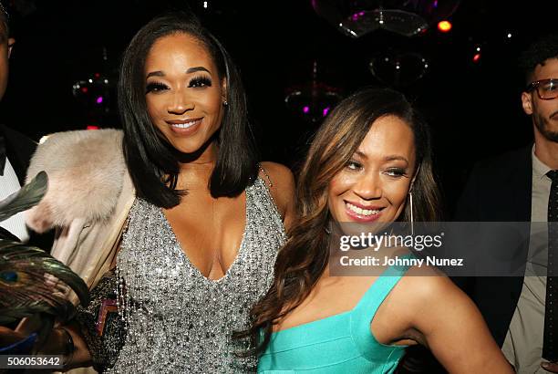 Personality Mimi Faust and singer-songwriter Farrah Franklin celebrate Mimi Faust's birthday on January 20 in New York City.