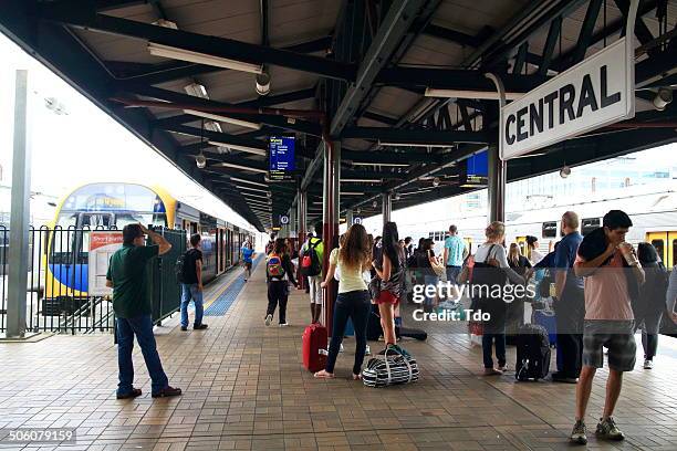 sydney central station,australia. - central station sydney stockfoto's en -beelden