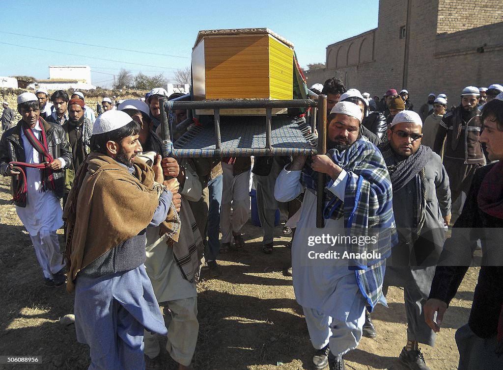 Bacha Khan University attack victims' funeral in Pakistan