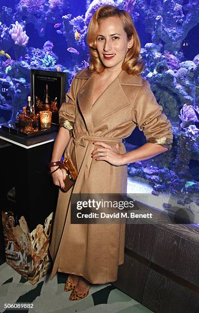 Charlotte Dellal attends a private dinner hosted by Creme de la Mer to celebrate the launch of Genaissance de la Mer the Serum Essence, available...