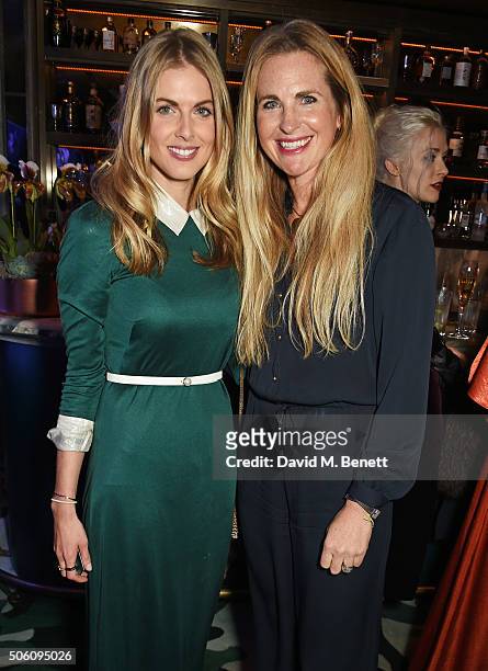Donna Air and Elisabeth Hoff attend a private dinner hosted by Creme de la Mer to celebrate the launch of Genaissance de la Mer the Serum Essence,...