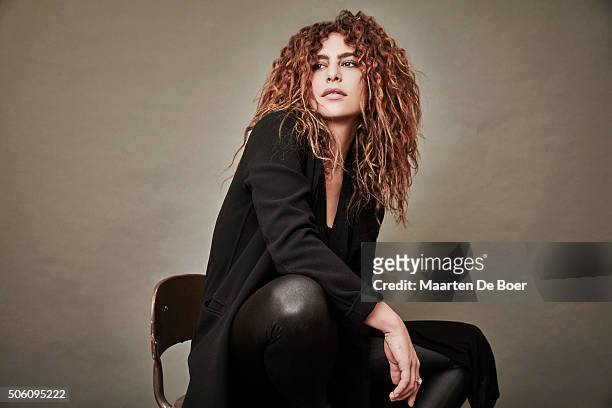 Actress Nadia Hilker is photographed for Self Assignment on January 16, 2016 in Los Angeles, California.