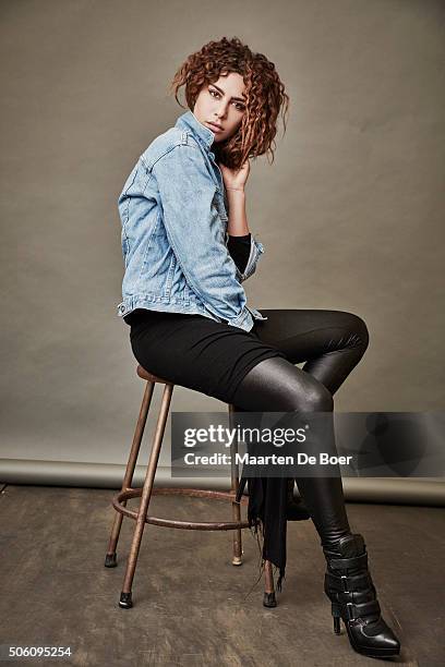 Actress Nadia Hilker is photographed for Self Assignment on January 16, 2016 in Los Angeles, California.