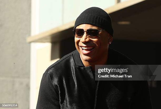 Cool J attends the ceremony honoring him with a Star on The Hollywood Walk of Fame held on January 21, 2016 in Hollywood, California.