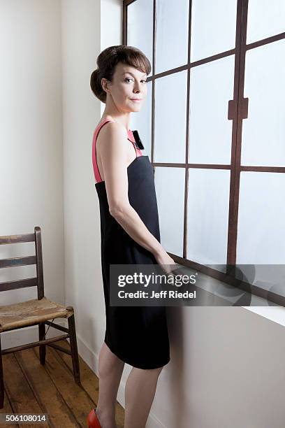 Actress Helen McCrory is photographed for TV Guide Magazine on January 12, 2015 in Pasadena, California.