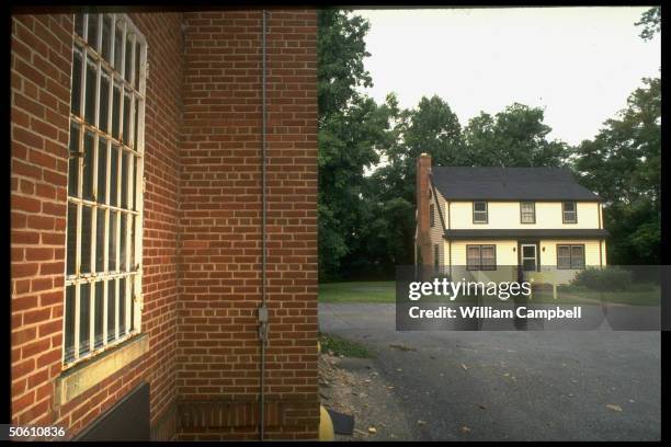 Brick bldg. & curator's cottage built to house Natl. Gallery of Art treasures in doomsday scenario, now Maier Museum of Art at Randolph-Macon Woman's...