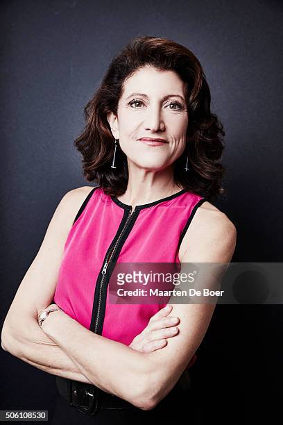 Amy Aquino of Amazon's 'Bosch' poses in the Getty Images Portrait Studio at the 2016 Winter Television Critics Association press tour at the Langham...