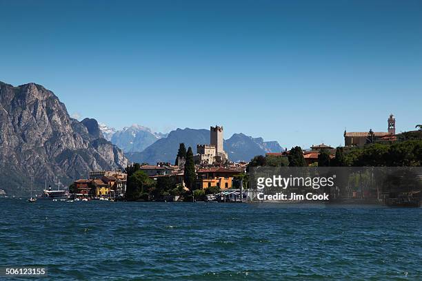 malcesine, lake garda - malcesine stock pictures, royalty-free photos & images
