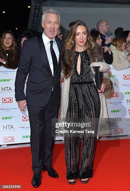 Martin Kemp and Harley Moon Kemp attend the 21st National Television Awards at The O2 Arena on January 20, 2016 in London, England.