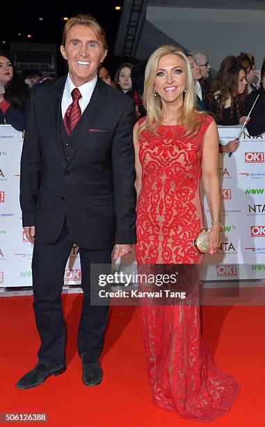 Eva Speakman and Nik Speakman attend the 21st National Television Awards at The O2 Arena on January 20, 2016 in London, England.