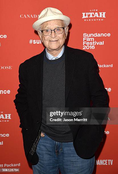 Norman Lear attends the "Norman Lear: Just Another Version Of You" Premiere during the 2016 Sundance Film Festival at Eccles Center Theatre on...