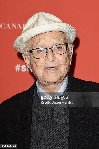 Norman Lear attends the "Norman Lear: Just Another Version Of You" Premiere during the 2016 Sundance Film Festival at Eccles Center Theatre on...