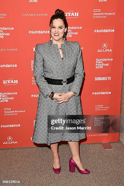 Director Heidi Ewing attends the "Norman Lear: Just Another Version Of You" Premiere during the 2016 Sundance Film Festival at Eccles Center Theatre...