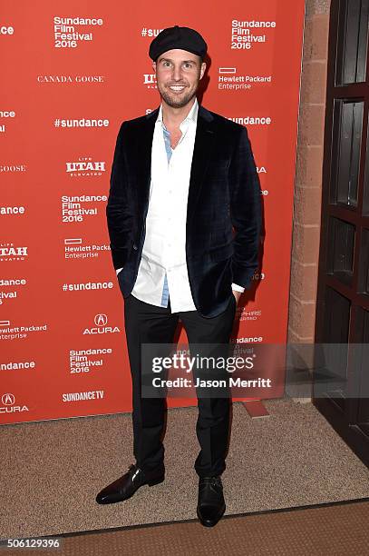 Producer Brent Miller attends the "Norman Lear: Just Another Version Of You" Premiere during the 2016 Sundance Film Festival at Eccles Center Theatre...