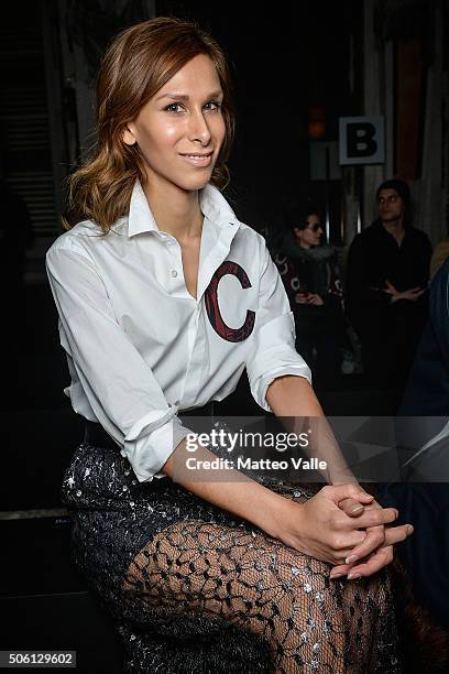 Christian Pellizzari Front Row Milan Mens Fashion Week Fw16 Photos and