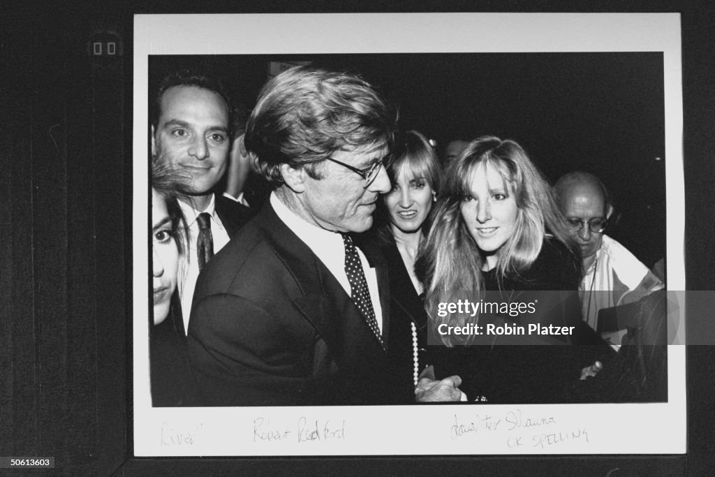 Shauna Redford;Kathy O'Rear;Robert Redford [& Family]