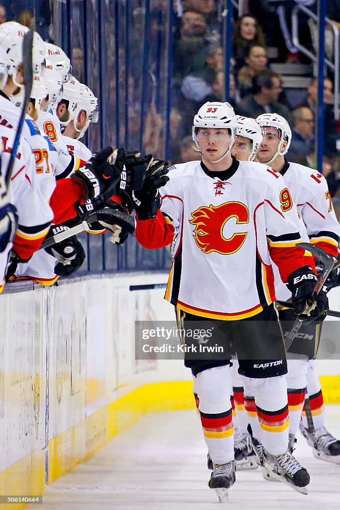 Calgary Flames v Columbus Blue Jackets