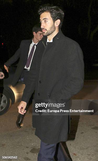 Daniel Martinez Bordiu attends the wedding of Cynthia Rossi and Benjamin Rouget on December 18, 2015 in Paris, France.