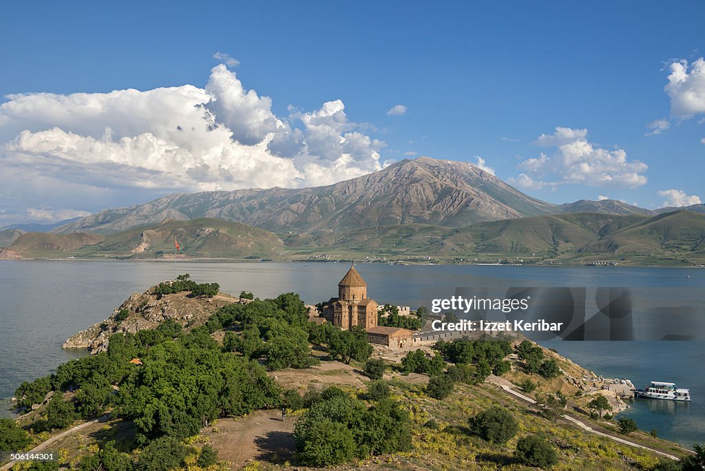 The Armenian Cathedral in Akdamar Island, Van
