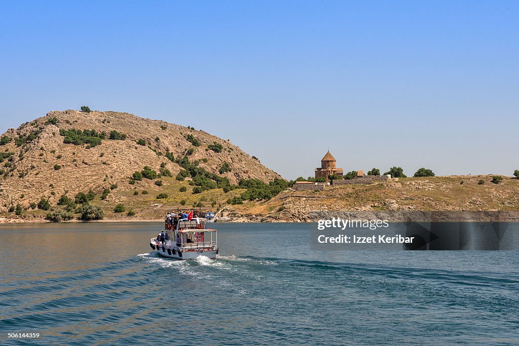 The Armenian Cathedral in Akdamar Island, Van