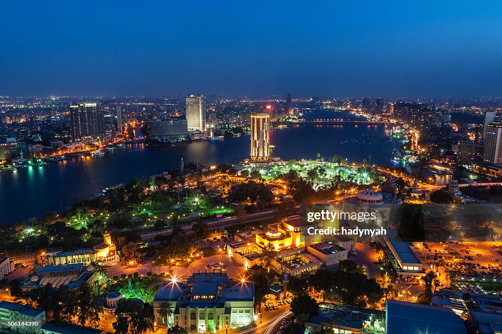 City skyline - Cairo at dusk