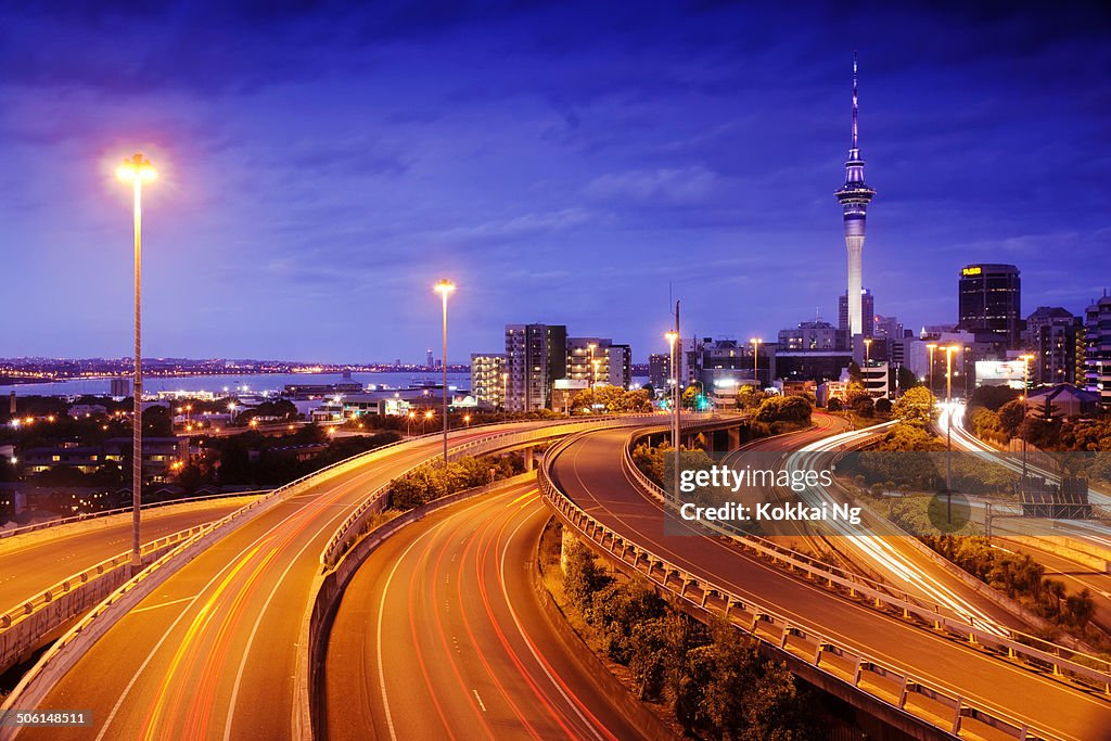 Auckland Skyline - Spaghetti Junction