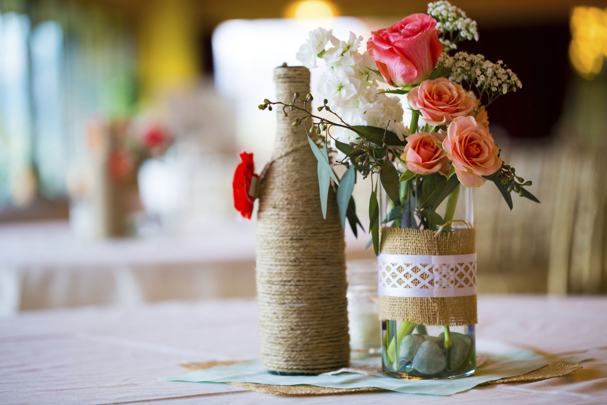 centerpieces diy flowers