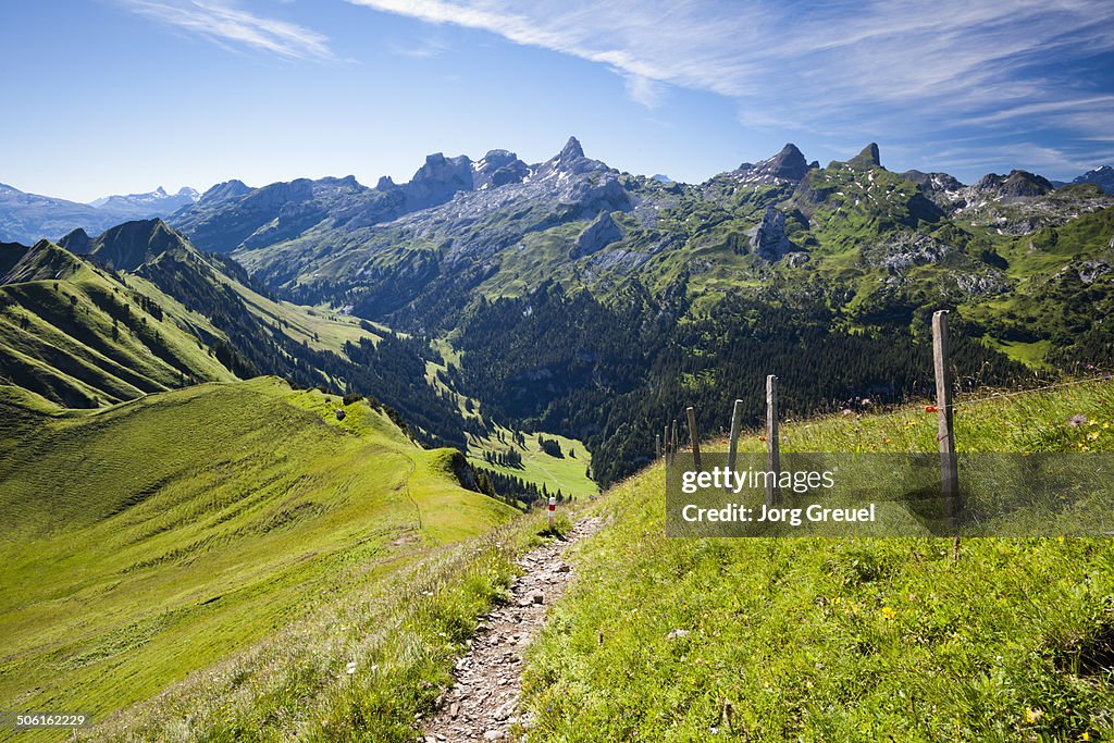 Trail at Mount Klingenstock