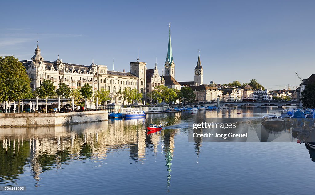 Zurich and River Limmat