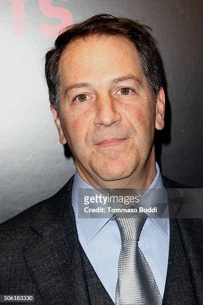 Producer/Creator Aaron Korsh attends the premiere of USA Network's "Suits" season 5 held at Sheraton Los Angeles Downtown Hotel on January 21, 2016...
