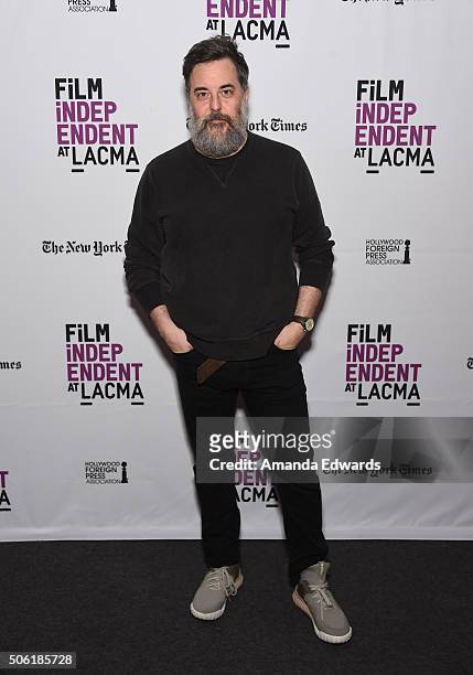 Director Mark Romanek attends the Film Independent Live Read of "Dr. Strangelove" with guest director Mark Romanek at the Bing Theatre at LACMA on...