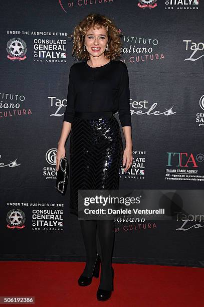 Actress Valeria Golino attends Cocktail Party Celebrating 1th Taormina Film Fest - Los Angeles 2016 at Italian Cultural Institute Of Los Angeles on...