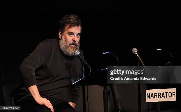 Director Mark Romanek attends the Film Independent Live Read of "Dr. Strangelove" with guest director Mark Romanek at the Bing Theatre at LACMA on...