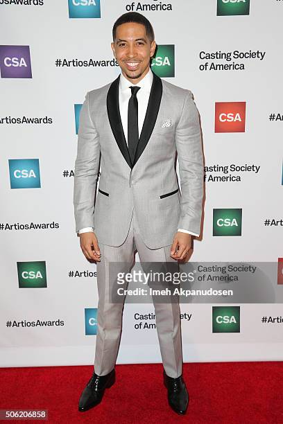 Actor Neil Brown Jr. Attends the Casting Society Of America's 31st Annual Artios Awards at The Beverly Hilton Hotel on January 21, 2016 in Beverly...