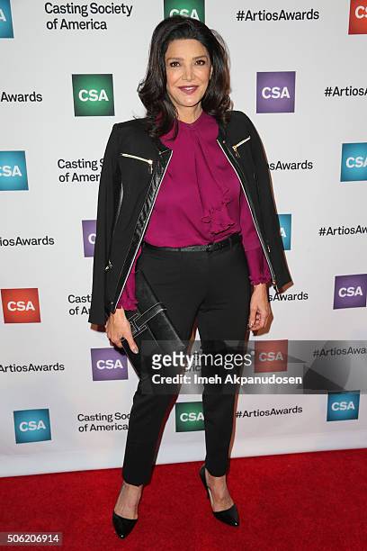 Actress Shohreh Aghdashloo attends the Casting Society Of America's 31st Annual Artios Awards at The Beverly Hilton Hotel on January 21, 2016 in...