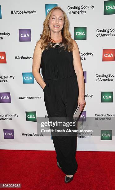Casting director Eyde Belasco attends the Casting Society Of America's 31st Annual Artios Awards at The Beverly Hilton Hotel on January 21, 2016 in...