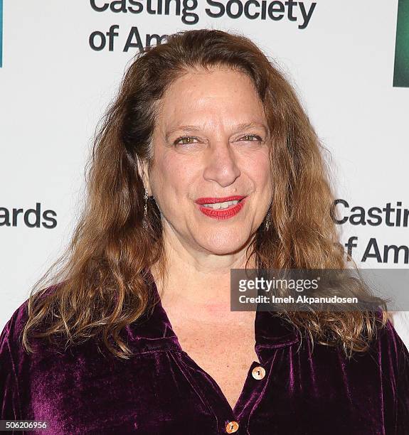 Casting director April Webster attends the Casting Society Of America's 31st Annual Artios Awards at The Beverly Hilton Hotel on January 21, 2016 in...