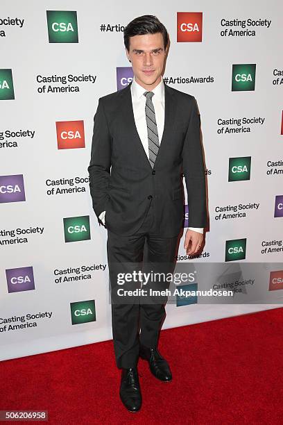 Actor Finn Wittrock attends the Casting Society Of America's 31st Annual Artios Awards at The Beverly Hilton Hotel on January 21, 2016 in Beverly...