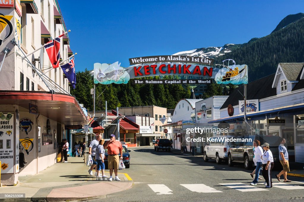 Innenstadt von Ketchikan