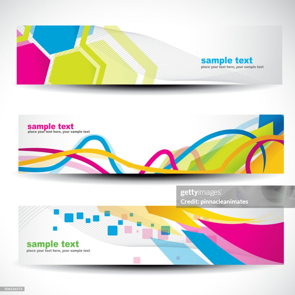 Abstract Header Set High-Res Vector Graphic - Getty Images