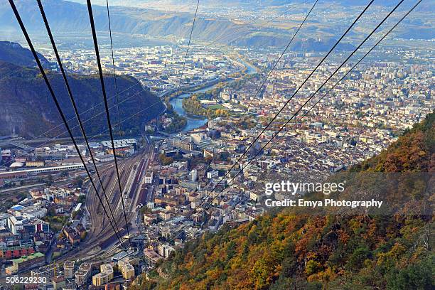 panorama of bolzano - bolzano stock pictures, royalty-free photos & images