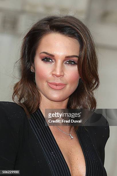 Danielle Lloyd Harry Reid attends The Sun Military Awards at The Guildhall on January 22, 2016 in London, England.