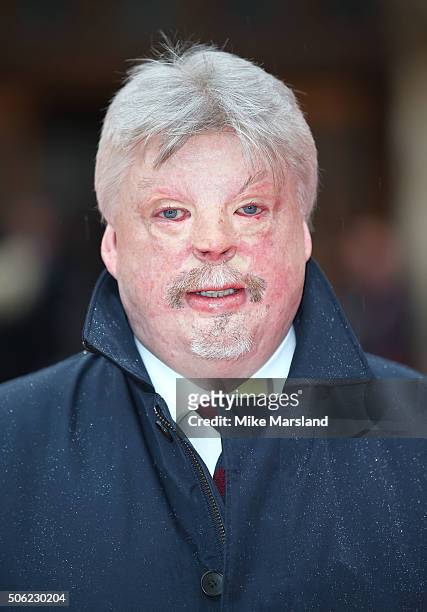 Simon Weston attends The Sun Military Awards at The Guildhall on January 22, 2016 in London, England.