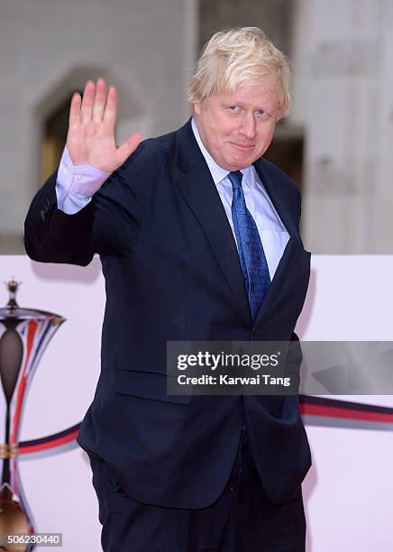 Boris Johnson attends the Sun Military Awards at The Guildhall on January 22, 2016 in London, England.