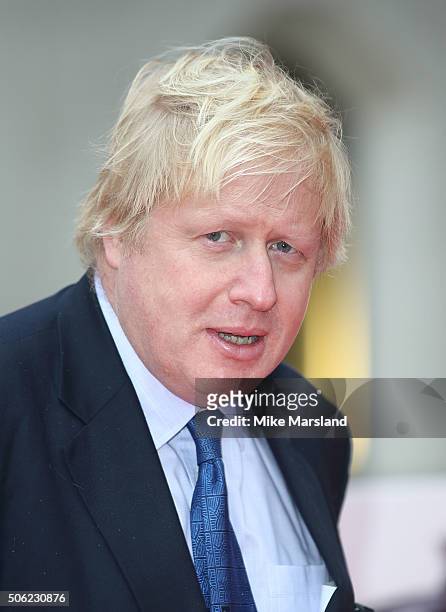 Boris Johnson attends The Sun Military Awards at The Guildhall on January 22, 2016 in London, England.